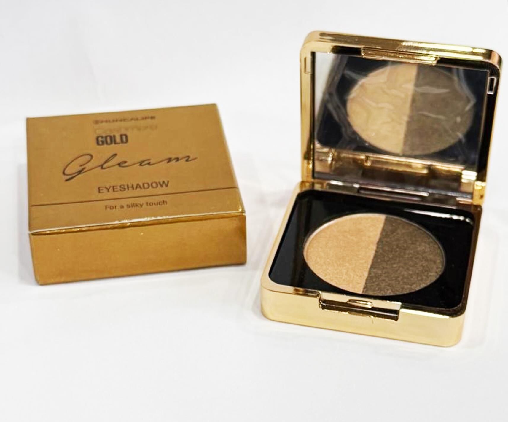 HuncaLife İkili Göz Farı 02 Cashmere Gold Gleam 80897 Sedefli Ten-Sedefli Açık Kahve