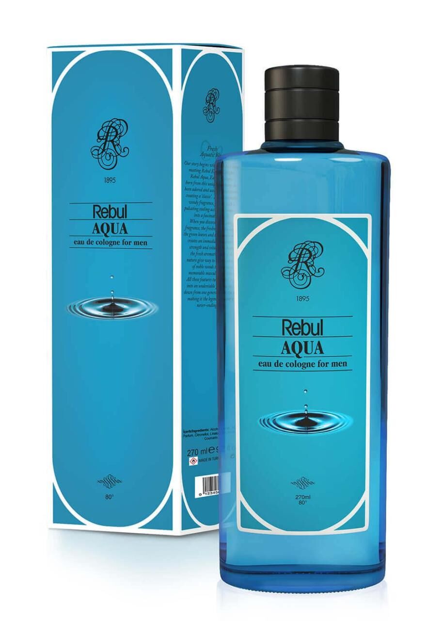 Rebul 270 Ml Kolonya Aqua Cam Şişe