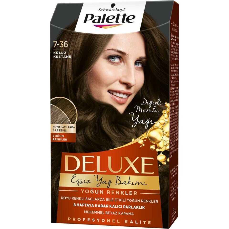 Palette Deluxe Saç Boyası 7.36 Küllü Kestane