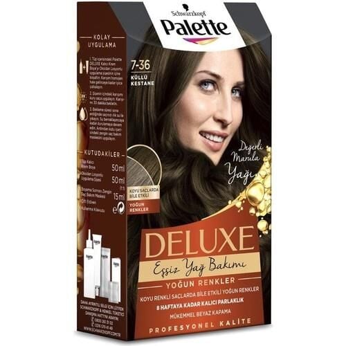 Palette Deluxe Saç Boyası 7.36 Küllü Kestane