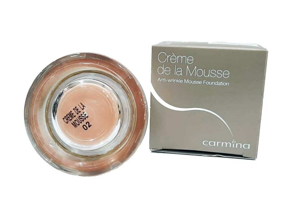 Carmina Köpük Fondoten 02 Creme de la Mousse Yaşlanma Karşıtı Fondoten