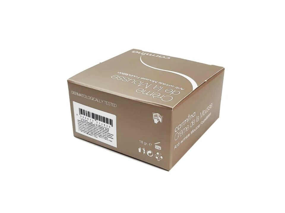 Carmina Köpük Fondoten 02 Creme de la Mousse Yaşlanma Karşıtı Fondoten