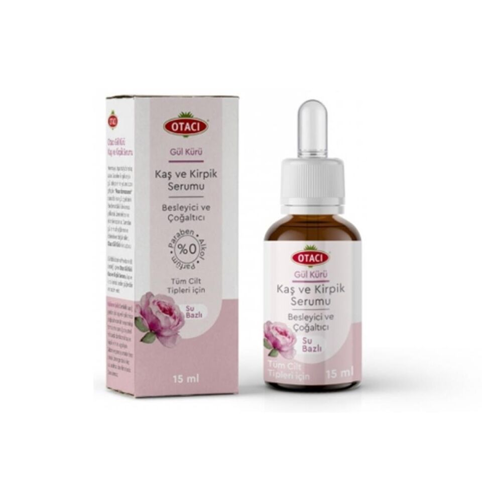 Otacı Gül Kürü Kaş Kirpik Bakım Serumu 15 ml