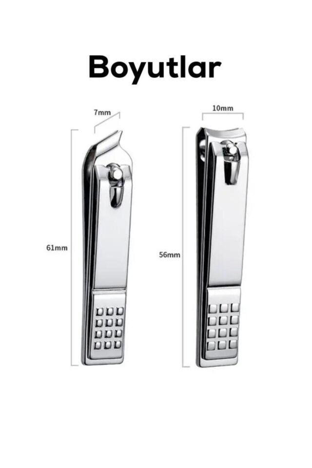 Müjgan 2 li Tırnak Makası Düz ve Yan Orta Boy