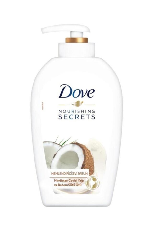 Dove Sıvı Sabun Hindistan Cevizi Yağı ve Badem Sütü Özlü Nemlendirici 500 Ml