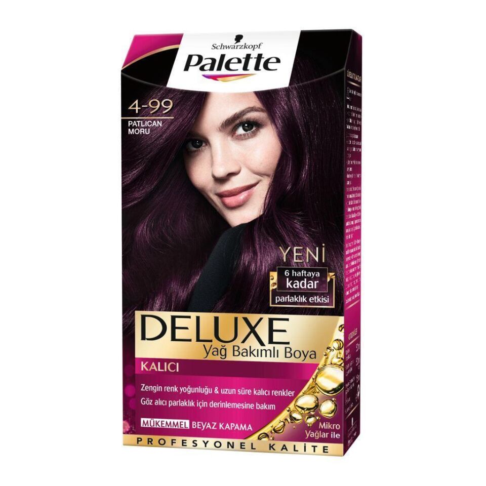 Palette Deluxe Saç Boyası 4.99 Patlıcan Moru