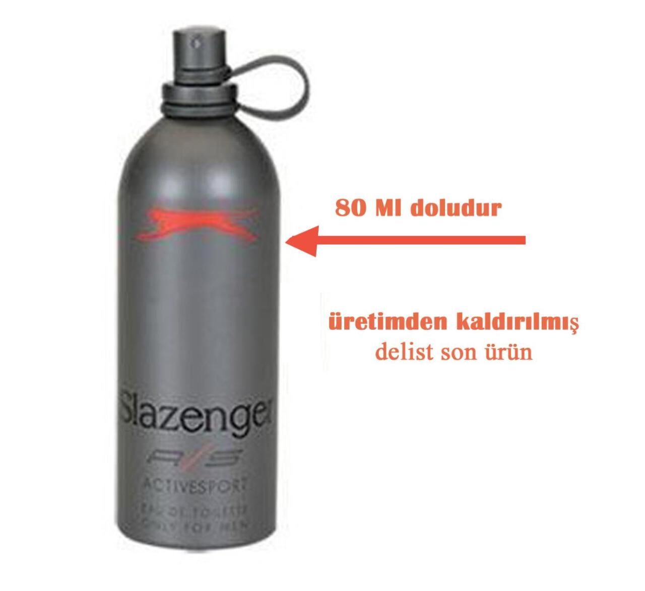 Slazenger Active Sport Kırmızı EDT 80 ml /125 ML Kutusuz