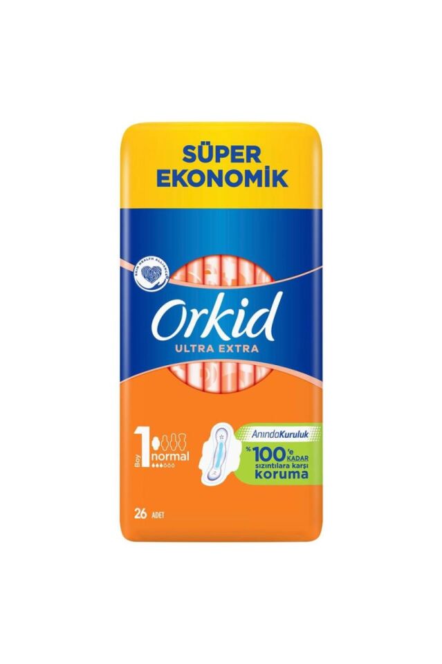 Ultra Extra Hijyenik Ped Normal Süper Ekonomik Paket 26 Ped