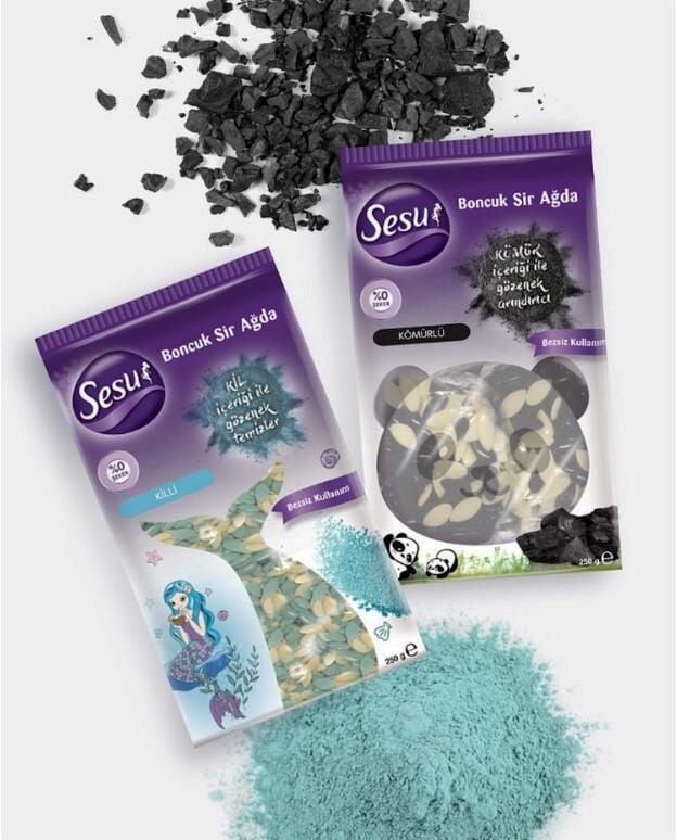 Sesu Boncuk Sir Ağda Killi 250gr