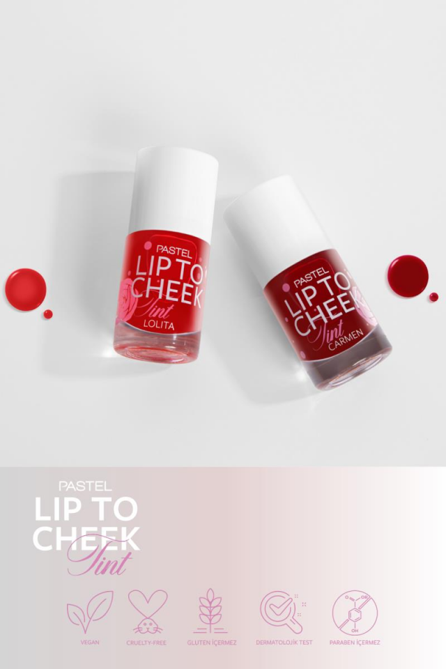 Pastel Lip To Cheek Tint Carmen Dudak ve Yanak Renklendirici Yağ