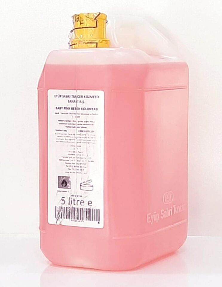 Eyüp Sabri Tuncer Bebek Kolonyası Pembe 5 Lt Bidon