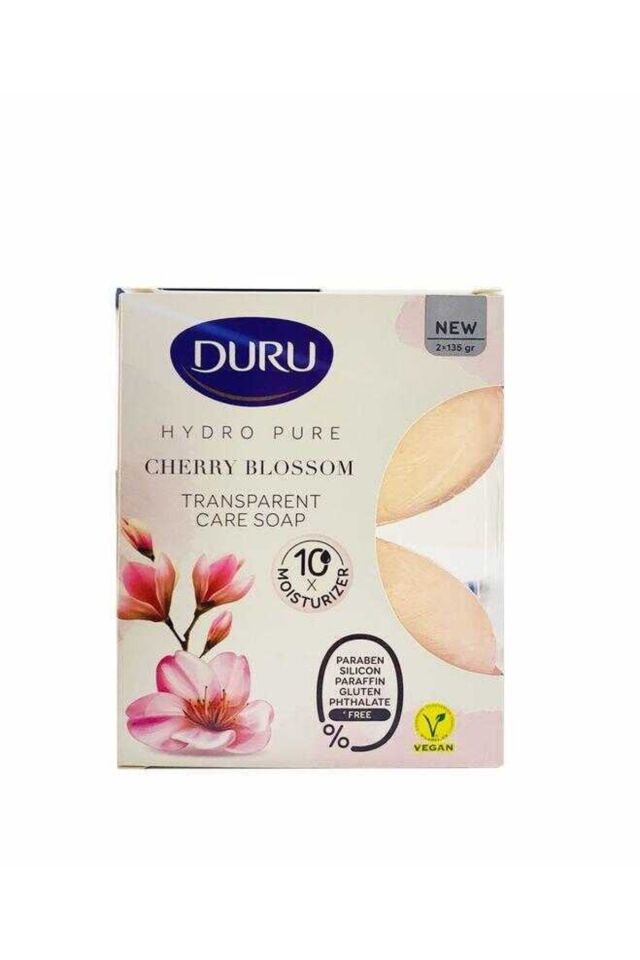 Duru Hydro Pure Sakura Çiçeği Şeffaf Cilt Bakım Sabunu 2x135g