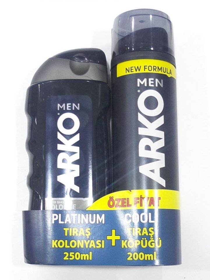 Arko Platinum Tıraş Kolonyası + Cool Tıraş Köpüğü