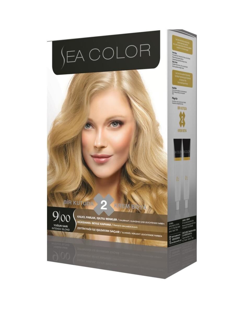 Sea Color Saç Boyası 9.00 Yoğun Sarı