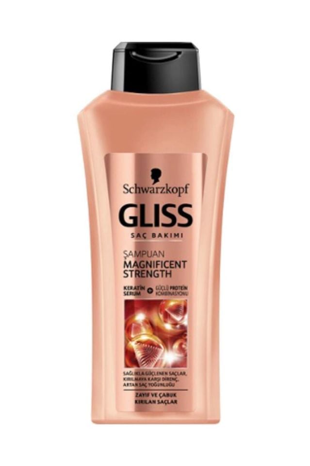 Gliss Magnificent Strenght Şampuan 525 ml