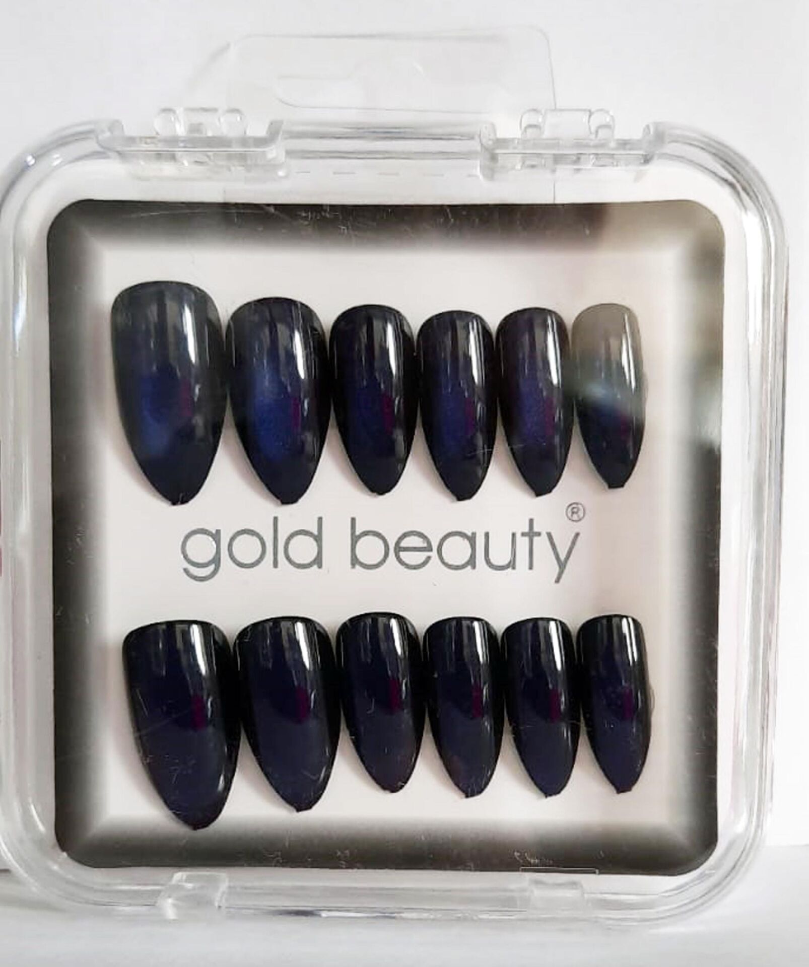 Gold Beauty Kedi Gözü Takma Tırnak 12 li EP-1527 - 4 Lacivert