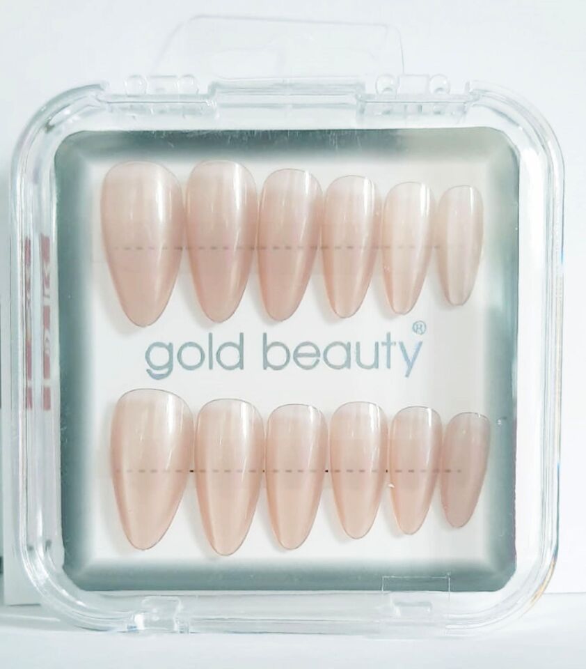 Gold Beauty Kedi Gözü Takma Tırnak 12 li EP-1527 - 11 Pudra