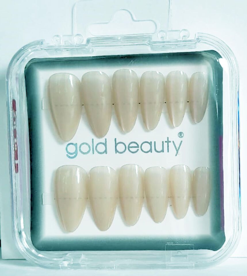 Gold Beauty Kedi Gözü Takma Tırnak 12 li EP-1527 - 29 Kırık Bej