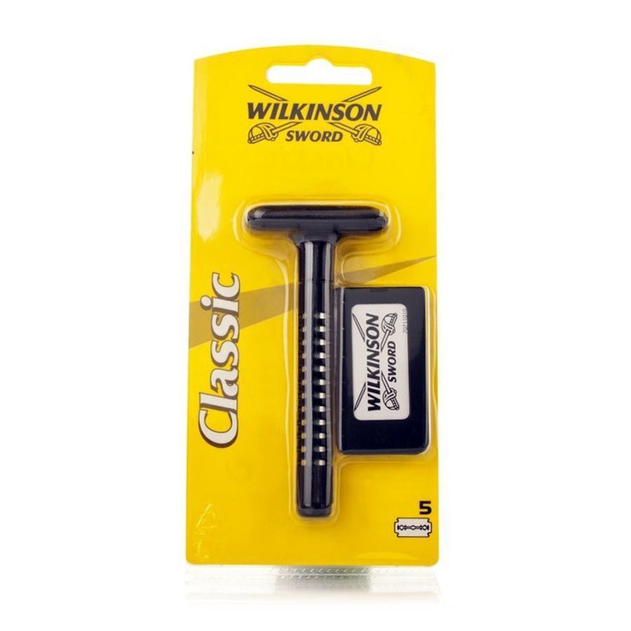 Wilkinson Sword Classic Tıraş Bıçağı Makinesi + Yedek Bıçak 5 li