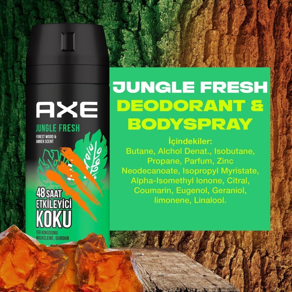 Axe Deodorant 150 Ml Jungle Fresh