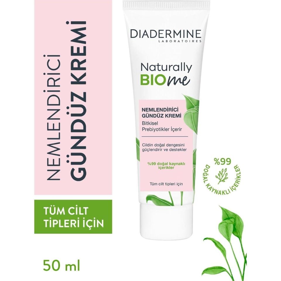 Diadermine Naturally Bio Me Nemlendirici Gündüz Kremi 50 ml