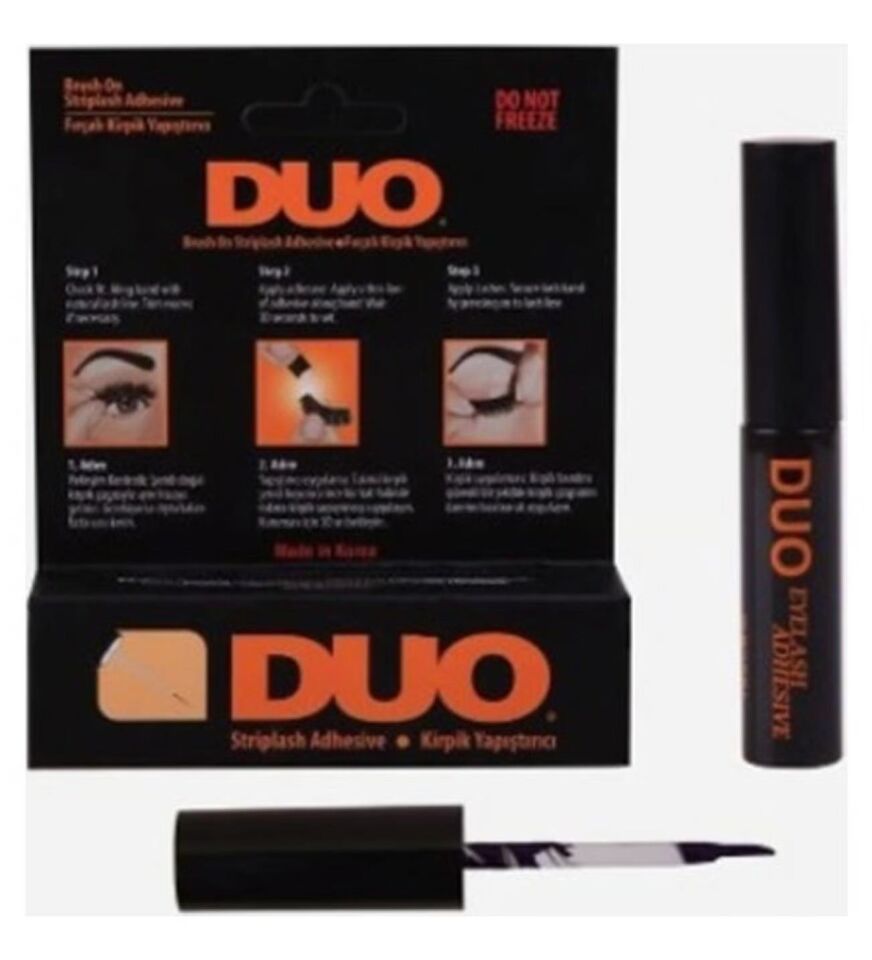 Duo Fırçalı Takma Kirpik Yapıştırıcı 5 g - Siyah