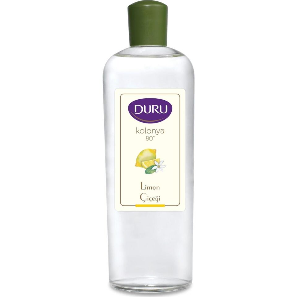 Duru 80 Derece Limon Kolonyası Cam Şişe 400 Ml