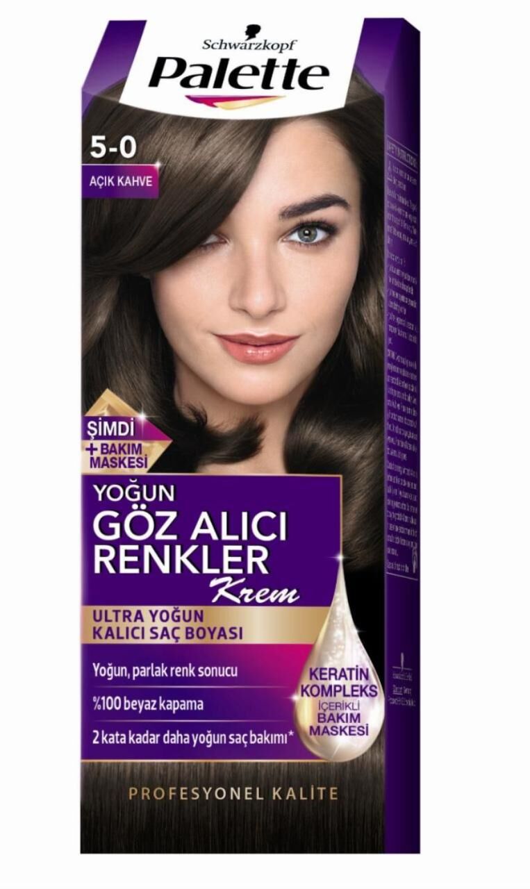 delist Palette 5.0 Açık Kahve ICC Kalıcı Krem Boya