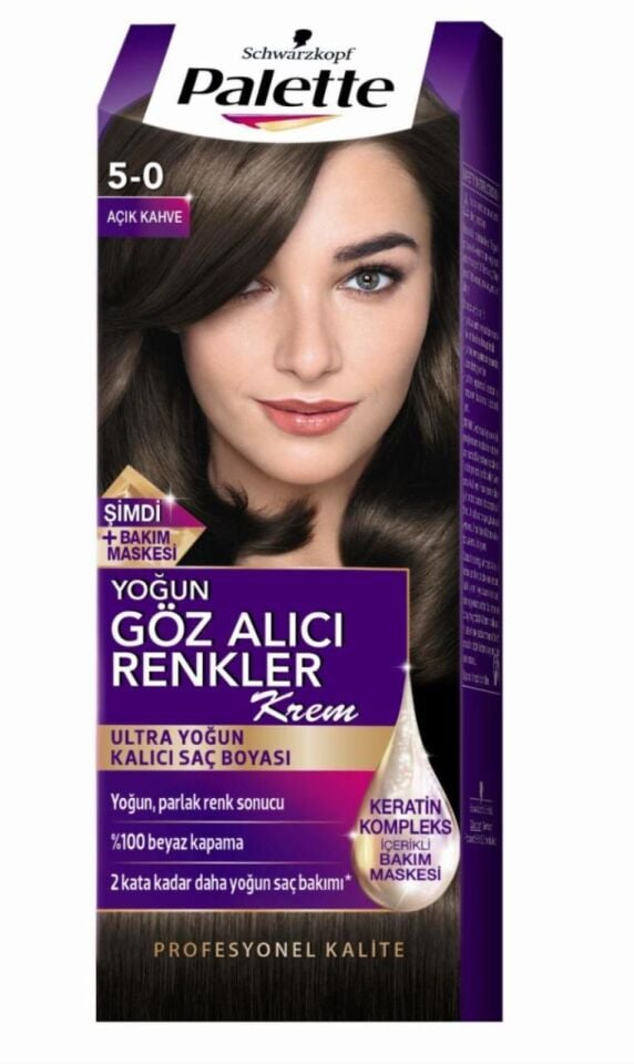 delist Palette 5.0 Açık Kahve ICC Kalıcı Krem Boya