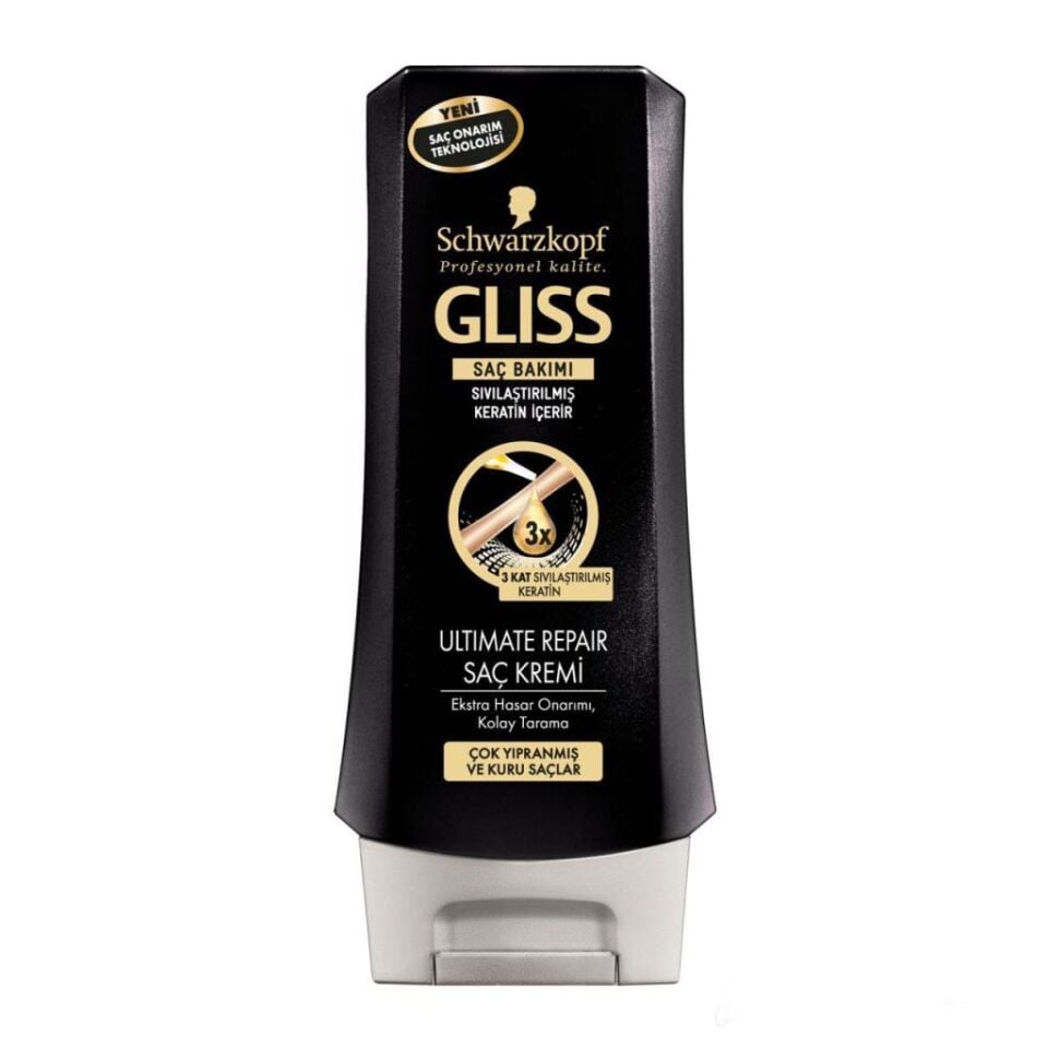 Gliss Ultimate Repair Yıpranmış Saçlar Saç Kremi 400ml