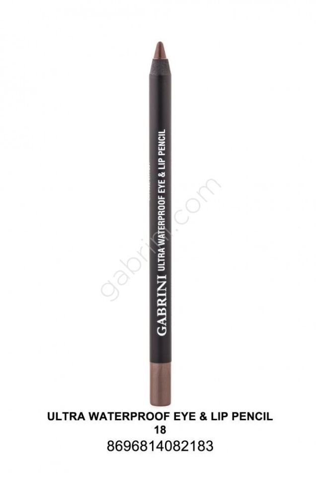 Gabrini Göz ve Dudak Kalemi 18 Kahve Utra Suya Dayanıklı