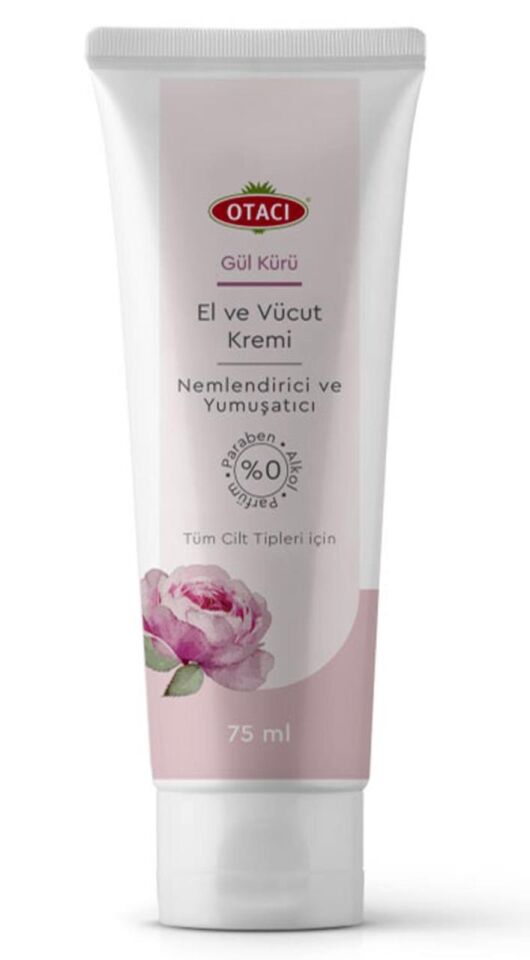 Otacı Gül Kürü El ve Vücut Kremi 75 ml