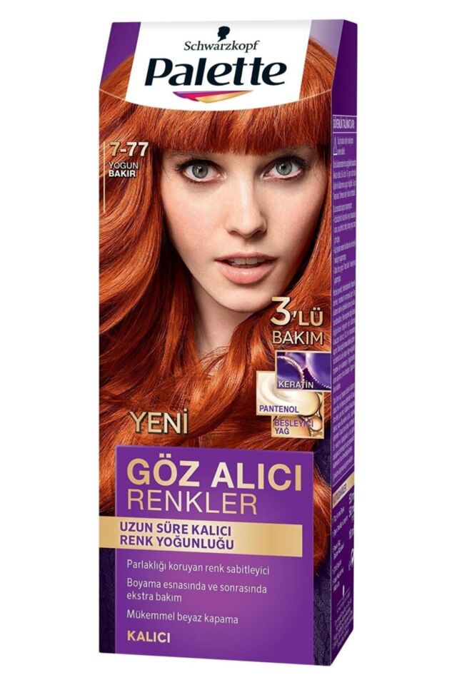 Palette 7.77 Yoğun Bakır ICC Kalıcı Krem Boya