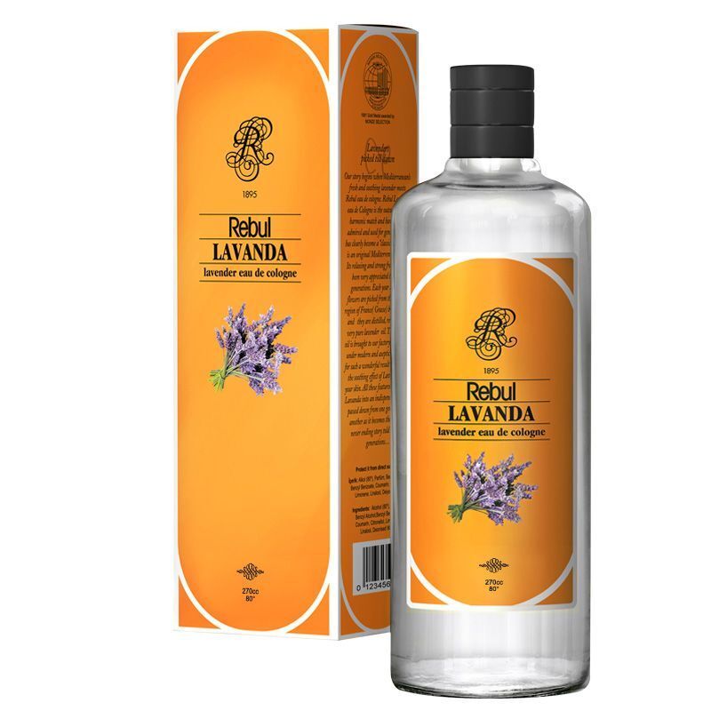 Rebul 270 Ml Kolonya Cam Şişe LAVANTA