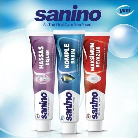 Sanino Diş Macunu Komple Bakım 75 Ml Total Care