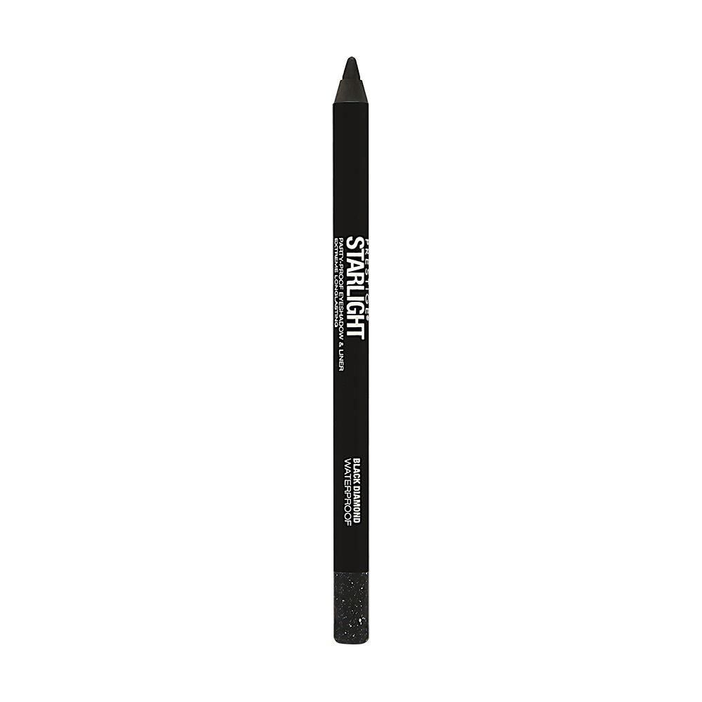 Prestige Starlight Party WaterProof Simli Siyah Göz Kalemi Black Diamond GGP 01