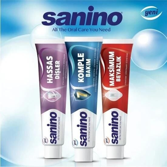 Sanino Diş Macunu Maximum Beyazlık 75 Ml Pure White