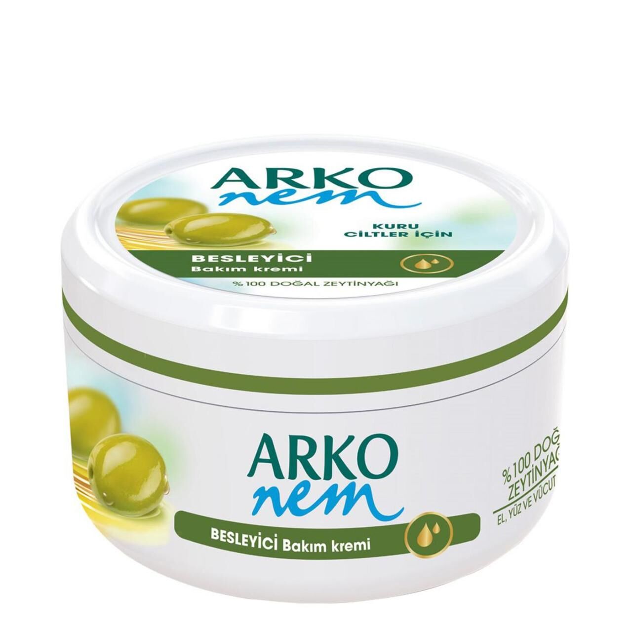 Arko Nem Zeytinyağlı 300 ml Besleyici El Yüz Ve Vücut Bakım Kremi ( 2x150ml )