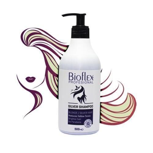 Bioflex Mor Şampuan 500 ml Silver Touch Shampoo