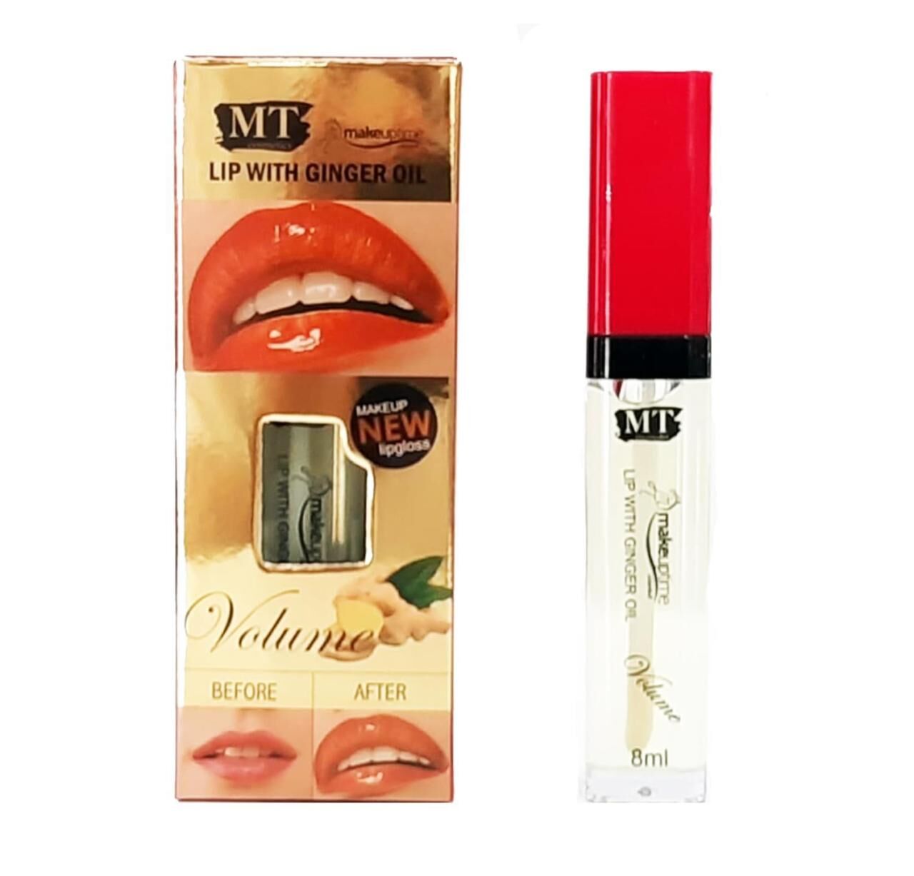 Mt Dudak Doldunlaştırıcı Volume Lip Plump Fırçalı Lipgloss Renksiz