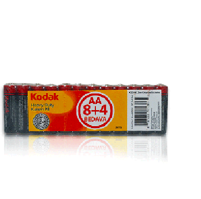 KODAK AAA Cinko Ince Kalem Pil 12 li - Kumanda Pili 8+4