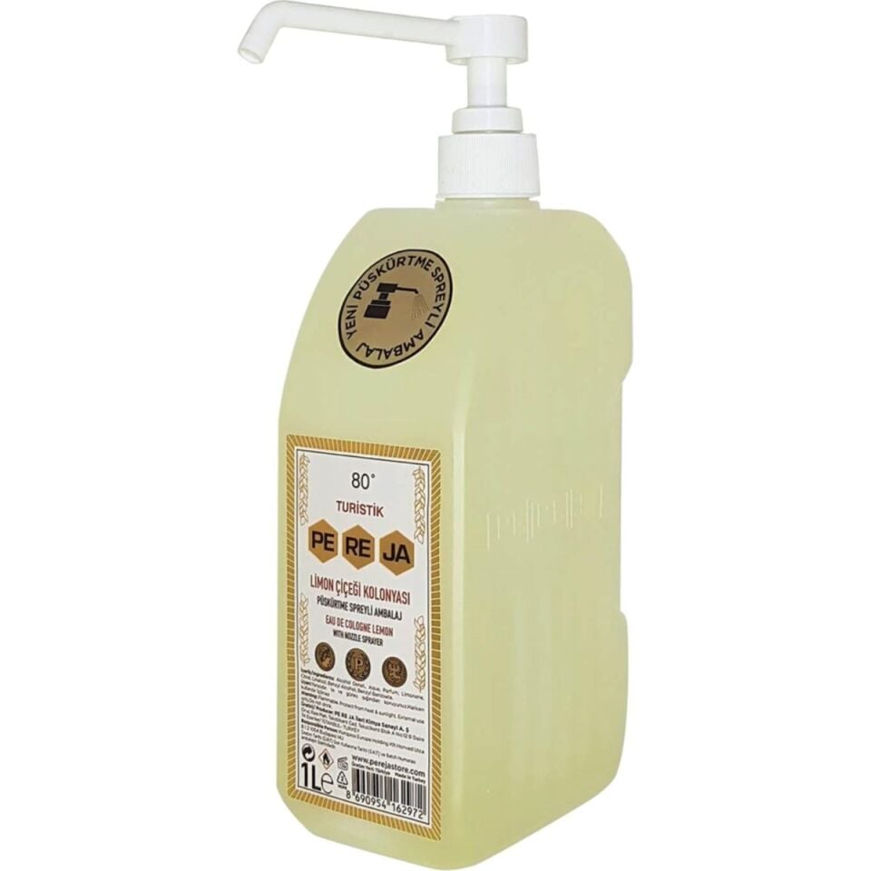 Pereja Kolonya Limon Bidon 1LT Sprey