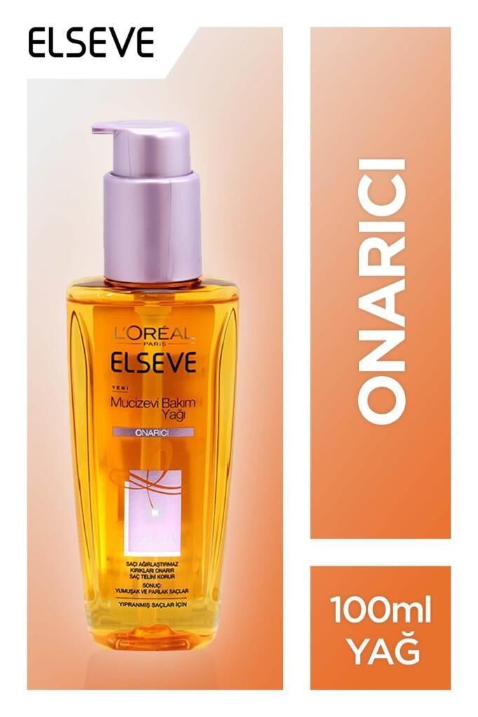 Loreal Elseve Mucizevi Yağ 100 ml Onarıcı Yıpranmış Saçlar