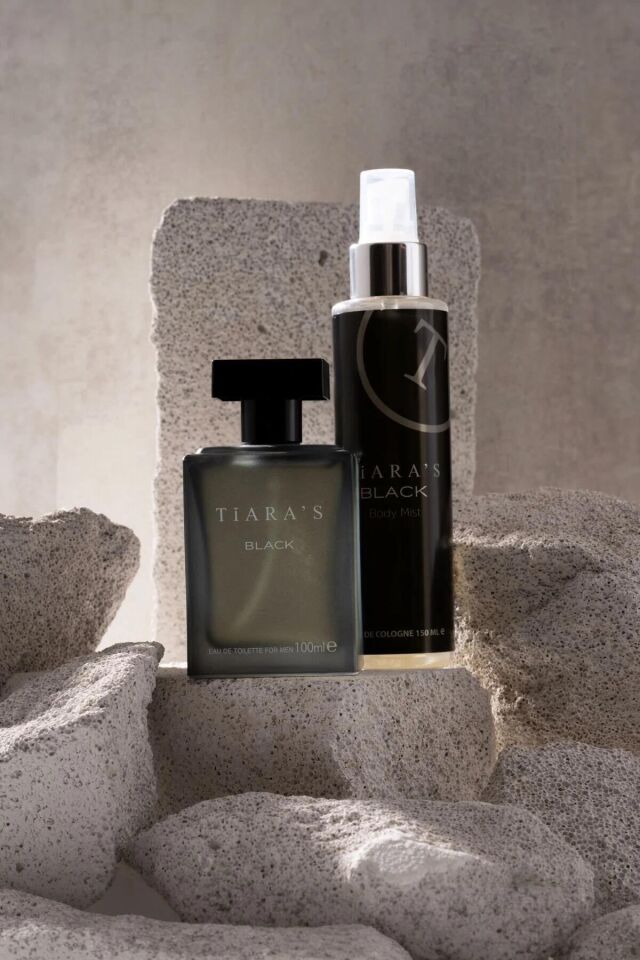 Tiaras Black Set 100 ml Edt + 150 ml Body Mİst Him Erkek