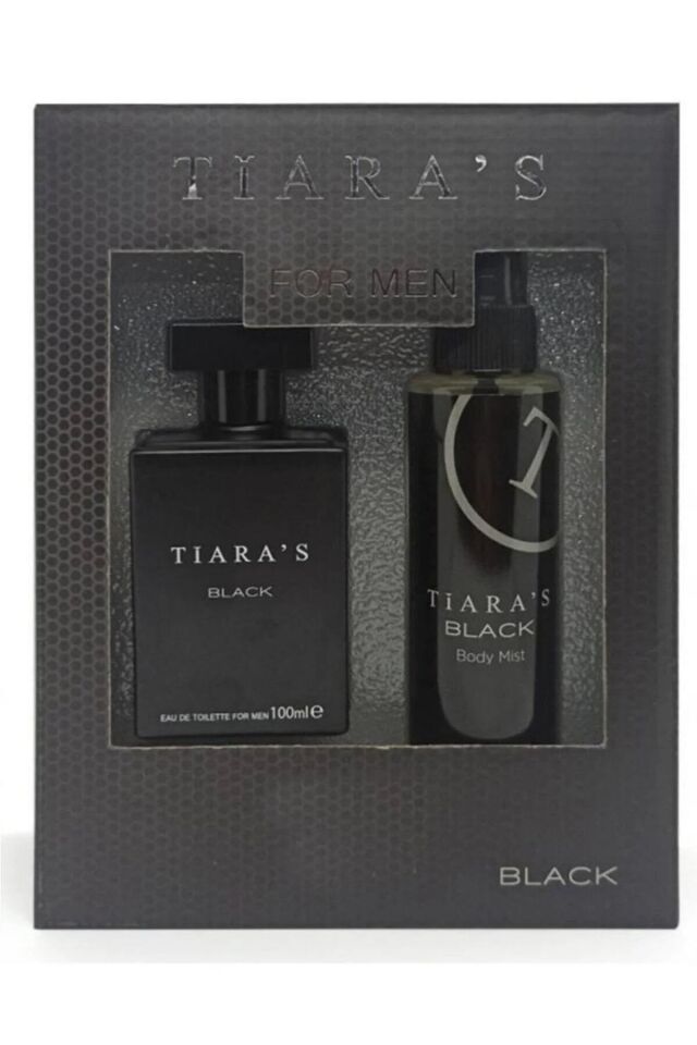 Tiaras Black Set 100 ml Edt + 150 ml Body Mİst Him Erkek