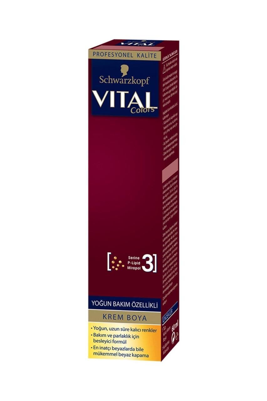 Vital Tüp Saç Boyası 6.66 + Oksidan Sıvı 50 Ml