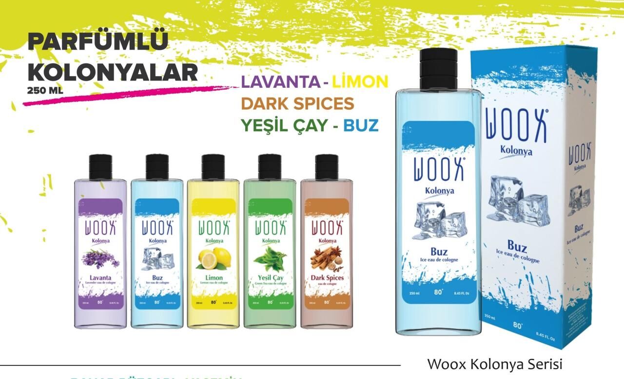 Woox Parfüm Kolonya 250ml Yeşil Çay