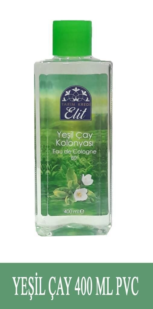 Elit Yeşil Çay Kolonyası 400ml PVC Tarim Kredi Yeni