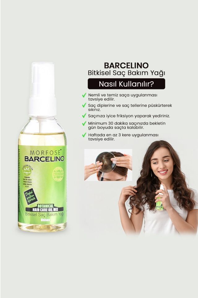 Morfose Unisex Barcelino Botanica Saç Bakım Yağı 150 ml