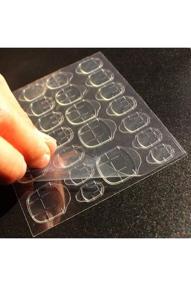 24 Adet Zararsız Tırnak Yapıştırıcı Bant Sticker- Tırnak Yapıştırma Bandı